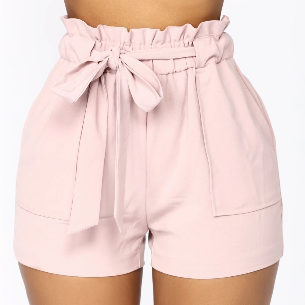 Fashion nova Jesse High waisted Shorts Pink Size XS